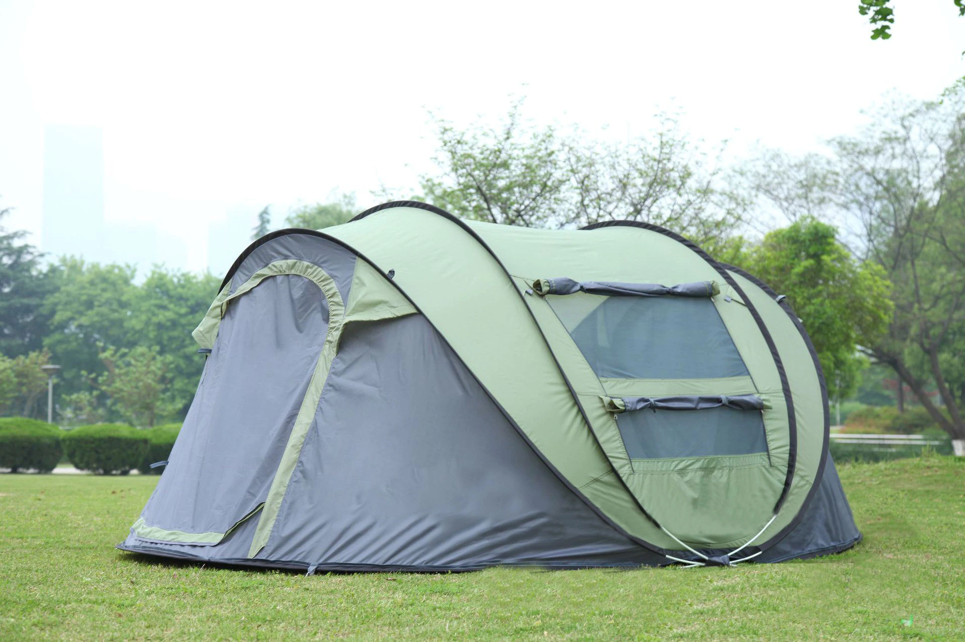 Cheap Goat Tents Outdoor Camping 3 4 People Automatic Outdoor Tent Camping Rainproof Tent  Throwing Tent Building Free Easy to Put up Tent   